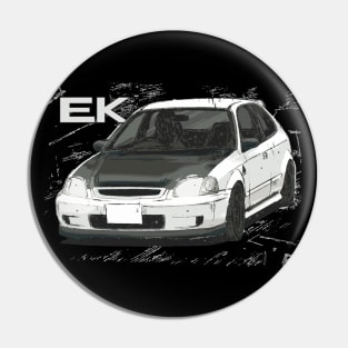 initial d jdm CIVIC type r EK9 anime Pin