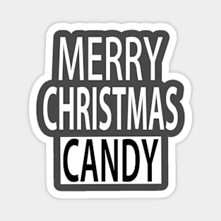 Merry Christmas Candy Magnet