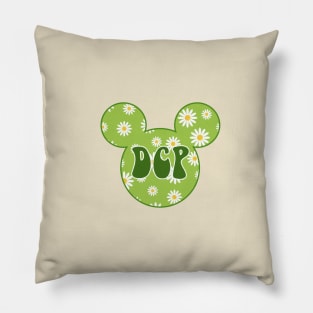 dcp college program flower ears Pillow