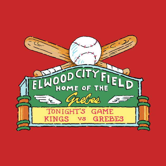 Elwood City Field "Home of the Grebes" by tolonbrown