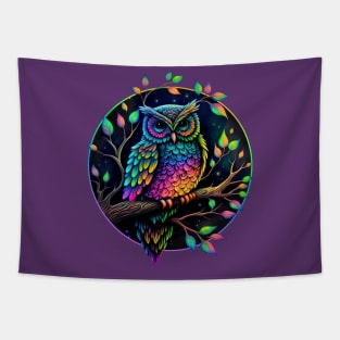 Hooty the Owl - Cosmic Clouds Tapestry