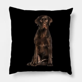 Brown labrador Retriever Dog, Lab Dog Lover Pillow