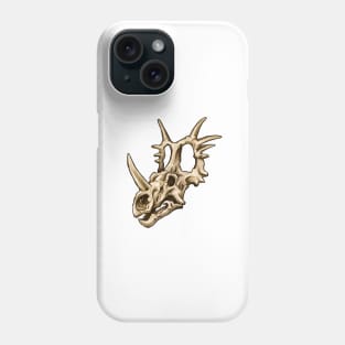 Dinosaur Skull Styracosaurus Sticker Phone Case