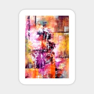 colorful Abstract painting Magnet