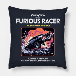 Furious Racer 80s Game Pillow