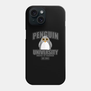 Penguin University - Grey Phone Case