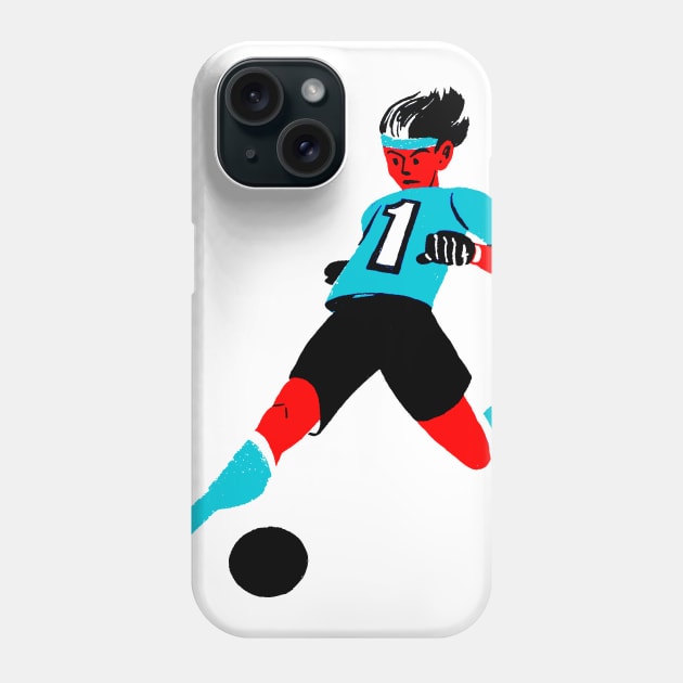 Soccer Woman Phone Case by CoolCharacters