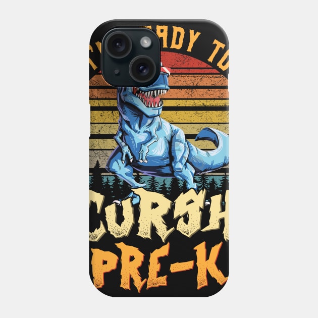 I'm Ready To Crush Pre-k Dinosaur Back To School Phone Case by bunnierosoff21835