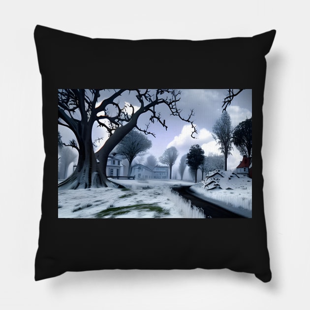 Winter is coming... Pillow by FineArtworld7