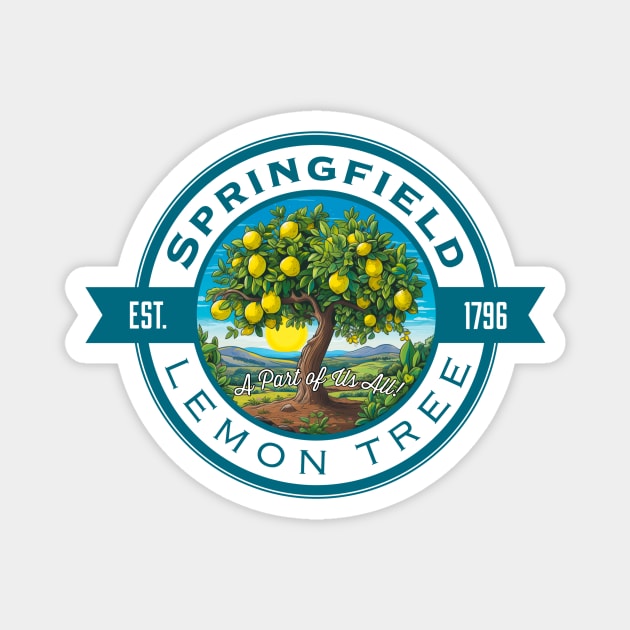 Springfield Lemon Tree Magnet by kvothewordslinger