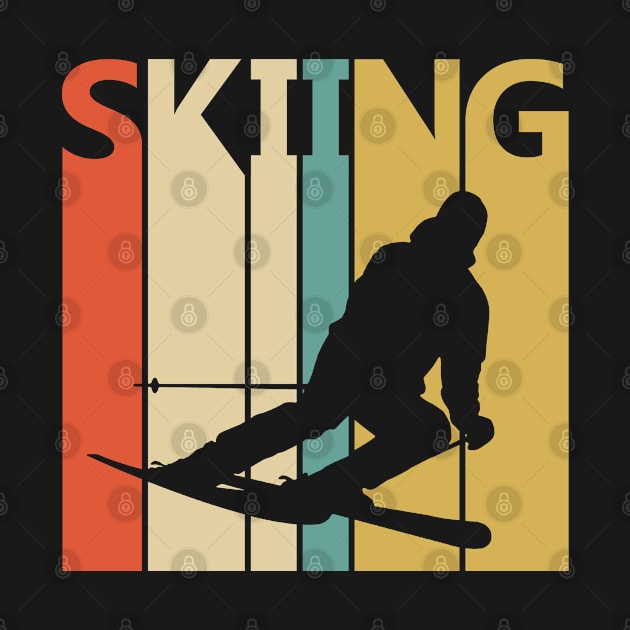 Skiing Gifts - Vintage 1980s Skiing by GWENT