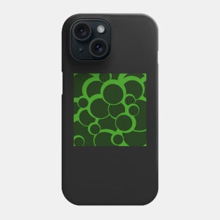 green pop art bubble design Phone Case