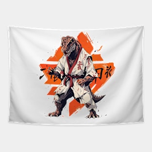 karate dino Tapestry