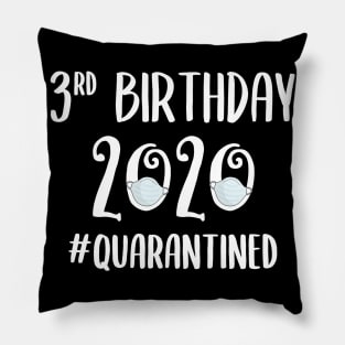 3rd Birthday 2020 Quarantined Pillow