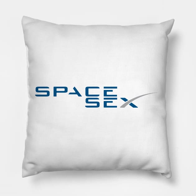 Space X Parody Pillow by artsylab