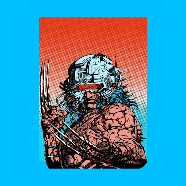 Weapon X Riso by SkipBroTees