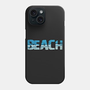 BEACH TYPO Phone Case