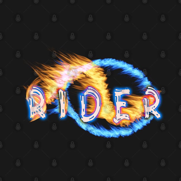 Rider - Bikers Car Racers Horse Riding by 1Nine7Nine