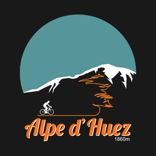 Alpe d'Huez Circular Artwork T-Shirt