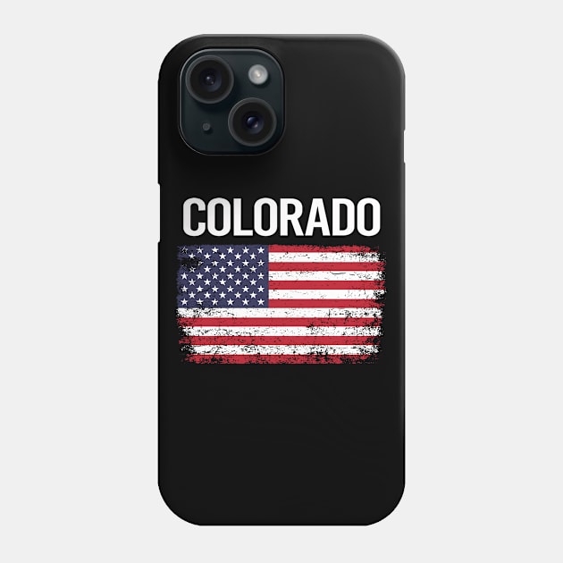 The American Flag Colorado Phone Case by flaskoverhand