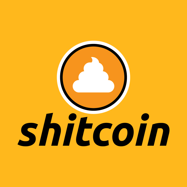 Funny Bitcoin Parody Shitcoin Shirt by HolidayShirts