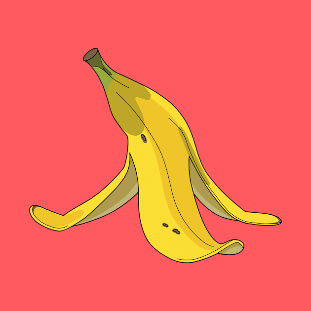 slippery banana peel by Fruit Tee