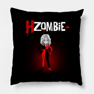 Funny Female Villain Zombie Parody Mashup Pillow