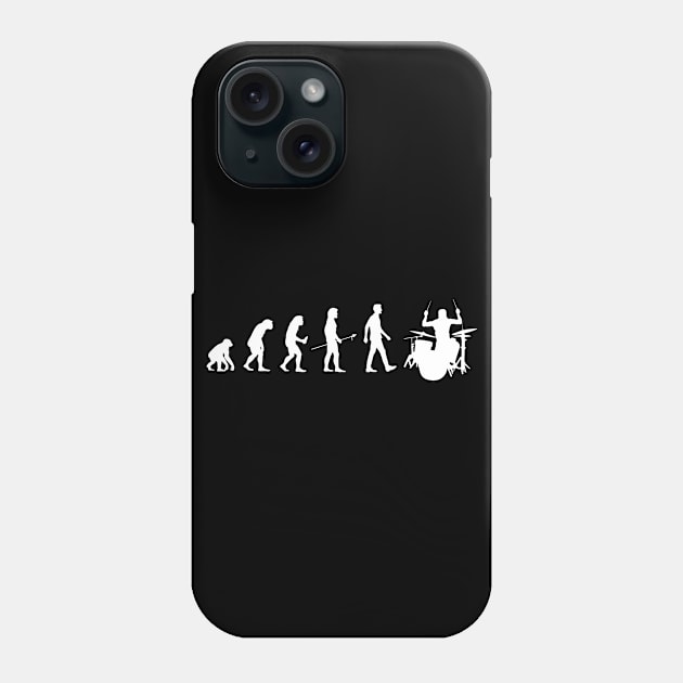 Evolution Man Drums Drummer Gift Drumming Phone Case by TheTeeBee