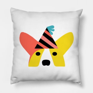 Corgi Birthday Dog Pembroke Welsh Corgi Funny Kids Party Pillow