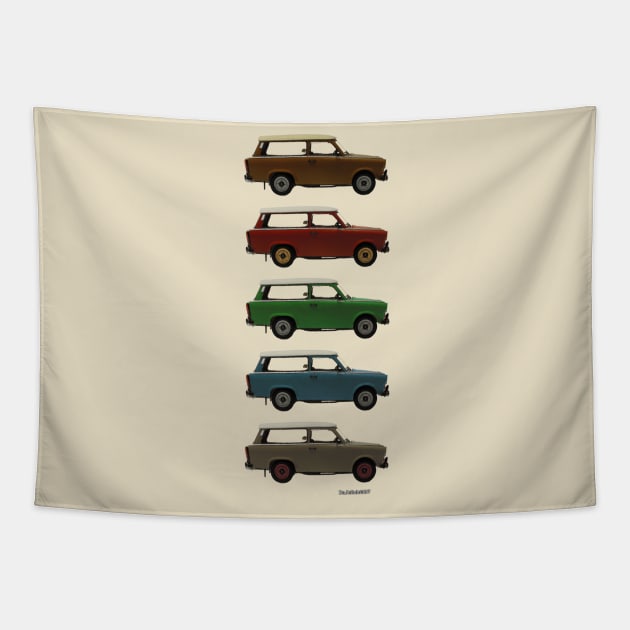 Five Trabbi's Tapestry by DaJellah