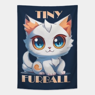 tiny furball kitten Tapestry