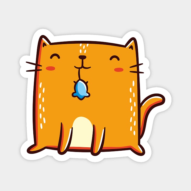 Cute Kitty #1 Magnet by LydiaLyd