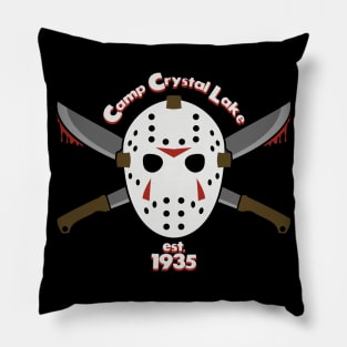 Camp Crystal Lake est 1935 Pillow