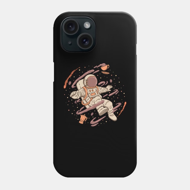 Coffee in Space Phone Case by LukmannHak