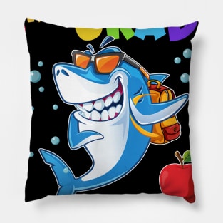 Watch Out 3rd Grade Here I Come Dabbing Shark- Back To School Pillow