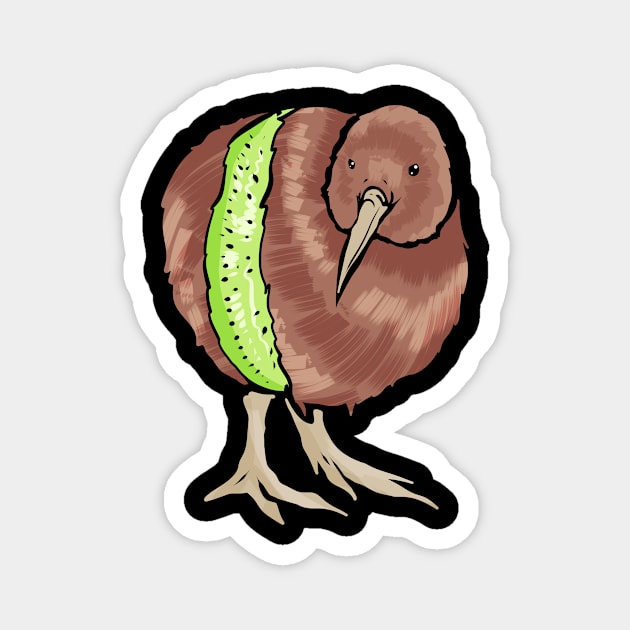 Kiwi Bird New Zealand Kiwi Magnet by ChrisselDesigns