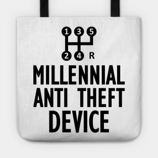 Millennial anti  theft device Tote