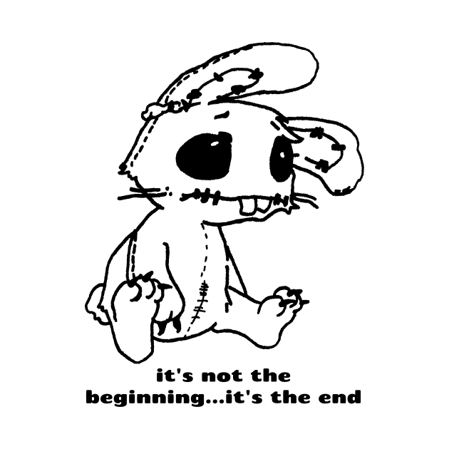 Sad bunny bunny emo by HBfunshirts