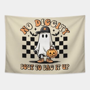 No Diggity Halloween Tapestry