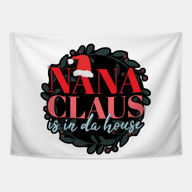 Nana Claus is in da house! Merry Christmas! Tapestry by MrPila