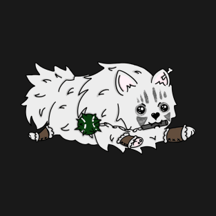 Pomeranian Barbarian | Fantasy Art | DND Dogs T-Shirt