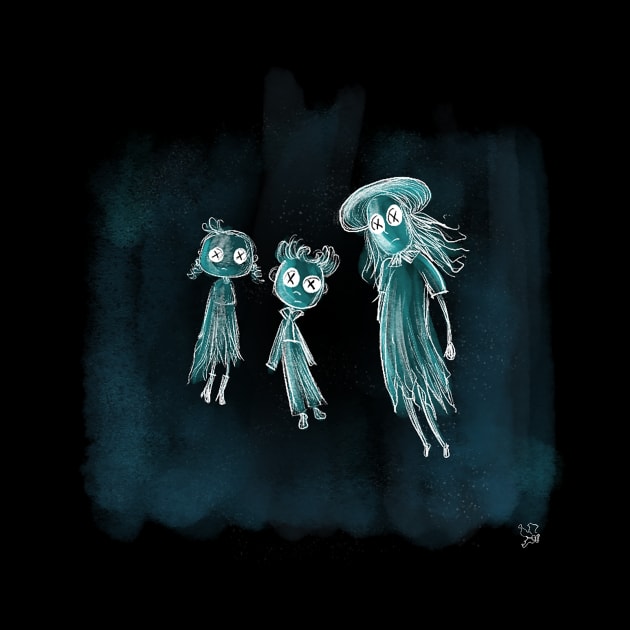 Coraline Ghost Children by hollydoesart