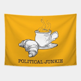 Breakfast Crew Political Junkie 2 sided inspired by Joe Pera Tapestry