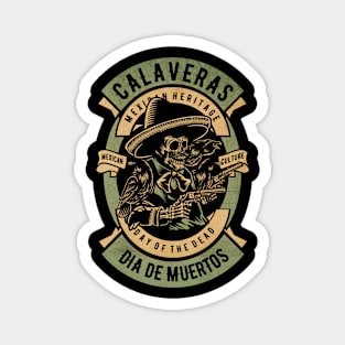 Calaveras die de muertos Magnet