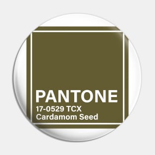 PANTONE 17-0529 TCX Cardamom Seed Pin