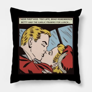 Comic Book Romance - Betty & Brad No 2 Pillow