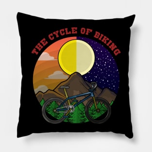 The cycling of biking Pillow