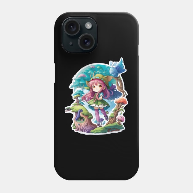 Chibi Adventurer Girl Phone Case by JapKo