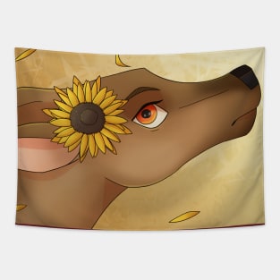 Deer Flower O'Mine Tapestry