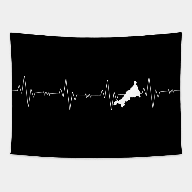 Cornish Heartbeat Tapestry by Miranda Nelson